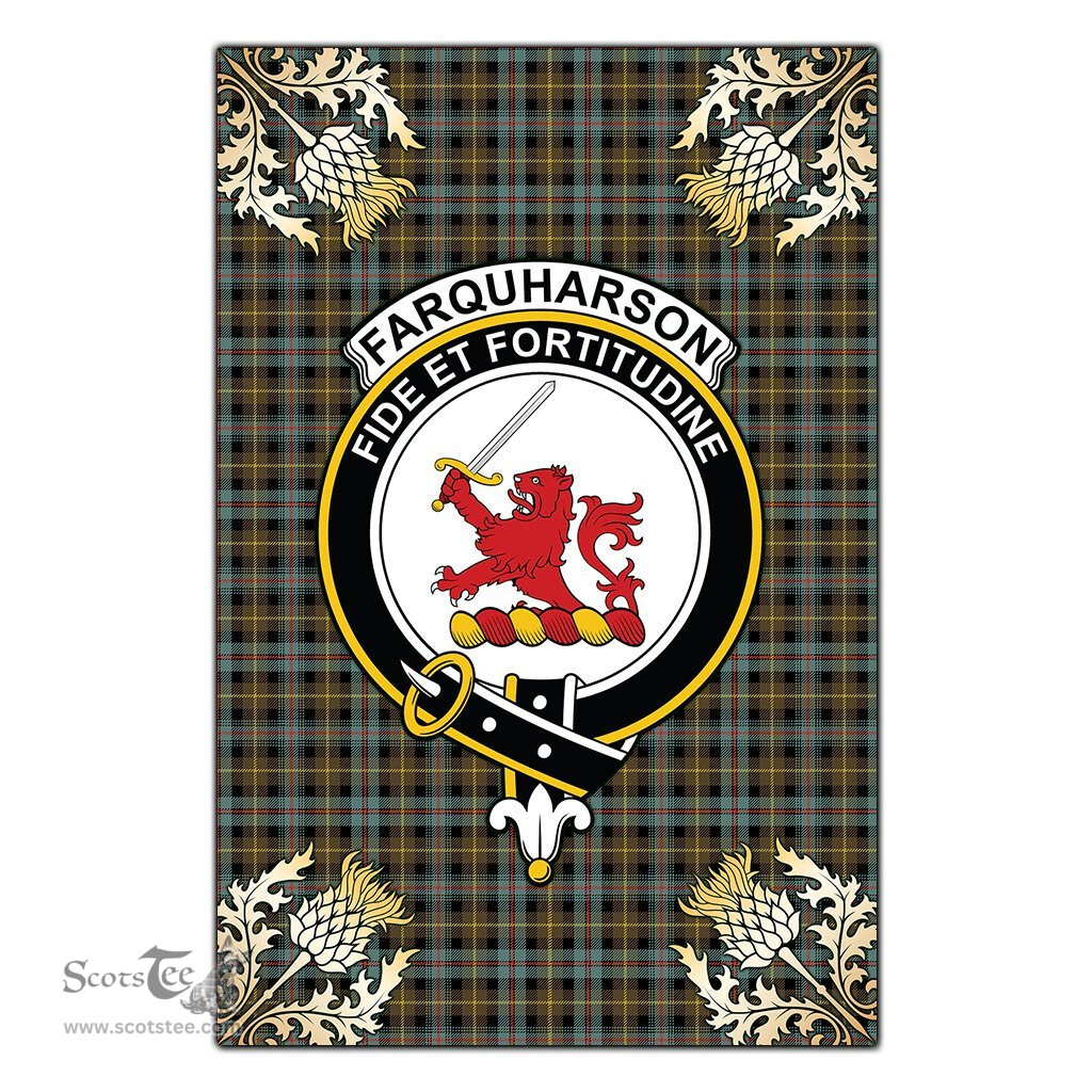 Scotstee Shop Farquharson Weathered Clan Crest Gold Thistle New Garden Flag, buffalo plaid garden flag,scottish clan flags,scottish clan flags uk,scottish family crest flags,scottish flag tartans,Scottish Tartan House Flag,Tartan Clan Flag,tartan day flag,Tartan Garden Flag,Clan Badge Tartan Flag,clan tartan flag,green tartan flag, scottish family crest flags,scottish clan flags,scottish clan flags uk,scottish family crest flags,scottish flag tartans,scottish tartan flag,tartan army flag