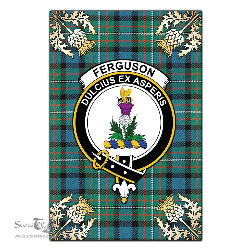 Scotstee Shop Ferguson Ancient Clan Crest Gold Thistle New Garden Flag, buffalo plaid garden flag,scottish clan flags,scottish clan flags uk,scottish family crest flags,scottish flag tartans,Scottish Tartan House Flag,Tartan Clan Flag,tartan day flag,Tartan Garden Flag,Clan Badge Tartan Flag,clan tartan flag,green tartan flag, scottish family crest flags,scottish clan flags,scottish clan flags uk,scottish family crest flags,scottish flag tartans,scottish tartan flag,tartan army flag