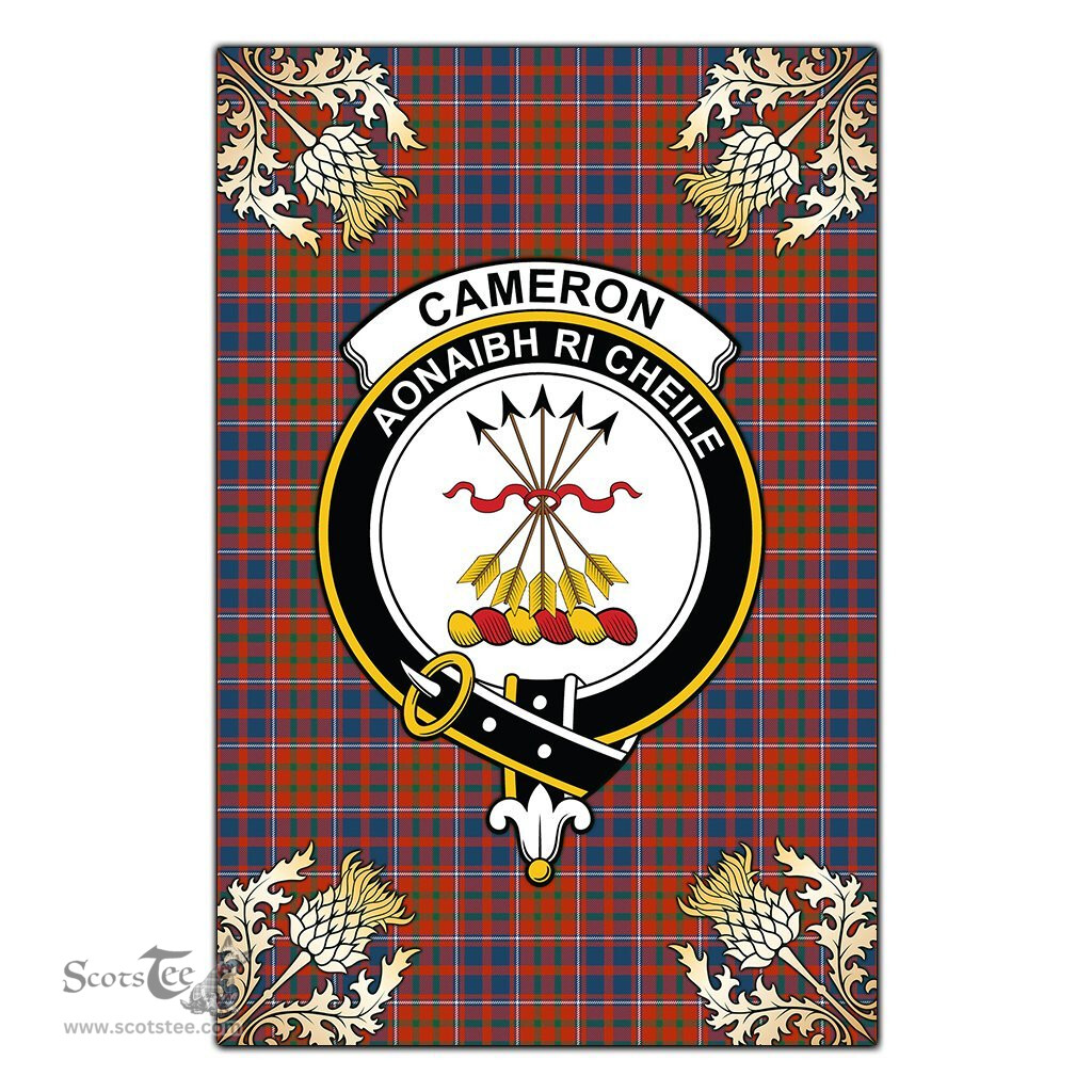 Scotstee Shop Cameron of Lochiel Ancient Clan Crest Gold Thistle New Garden Flag, buffalo plaid garden flag,scottish clan flags,scottish clan flags uk,scottish family crest flags,scottish flag tartans,Scottish Tartan House Flag,Tartan Clan Flag,tartan day flag,Tartan Garden Flag,Clan Badge Tartan Flag,clan tartan flag,green tartan flag, scottish family crest flags,scottish clan flags,scottish clan flags uk,scottish family crest flags,scottish flag tartans,scottish tartan flag,tartan army flag