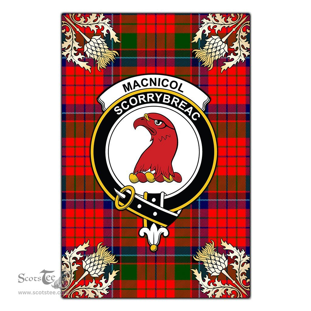 Scotstee Shop MacNicol of Scorrybreac Clan Crest Gold Thistle New Garden Flag, buffalo plaid garden flag,scottish clan flags,scottish clan flags uk,scottish family crest flags,scottish flag tartans,Scottish Tartan House Flag,Tartan Clan Flag,tartan day flag,Tartan Garden Flag,Clan Badge Tartan Flag,clan tartan flag,green tartan flag, scottish family crest flags,scottish clan flags,scottish clan flags uk,scottish family crest flags,scottish flag tartans,scottish tartan flag,tartan army flag