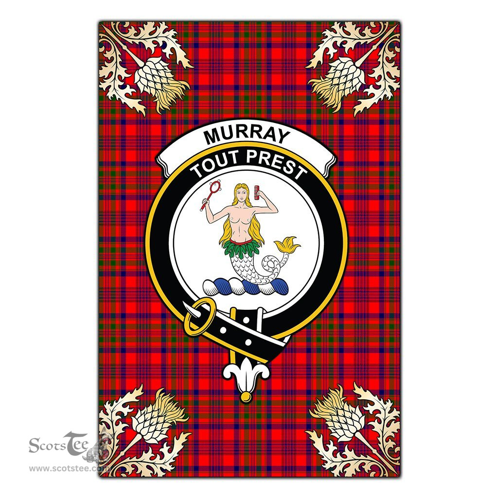Scotstee Shop Murray of Tulloch Modern Clan Crest Gold Thistle New Garden Flag, buffalo plaid garden flag,scottish clan flags,scottish clan flags uk,scottish family crest flags,scottish flag tartans,Scottish Tartan House Flag,Tartan Clan Flag,tartan day flag,Tartan Garden Flag,Clan Badge Tartan Flag,clan tartan flag,green tartan flag, scottish family crest flags,scottish clan flags,scottish clan flags uk,scottish family crest flags,scottish flag tartans,scottish tartan flag,tartan army flag