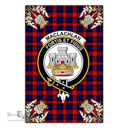 Scotstee Shop MacLachlan Modern Clan Crest Gold Thistle New Garden Flag, buffalo plaid garden flag,scottish clan flags,scottish clan flags uk,scottish family crest flags,scottish flag tartans,Scottish Tartan House Flag,Tartan Clan Flag,tartan day flag,Tartan Garden Flag,Clan Badge Tartan Flag,clan tartan flag,green tartan flag, scottish family crest flags,scottish clan flags,scottish clan flags uk,scottish family crest flags,scottish flag tartans,scottish tartan flag,tartan army flag