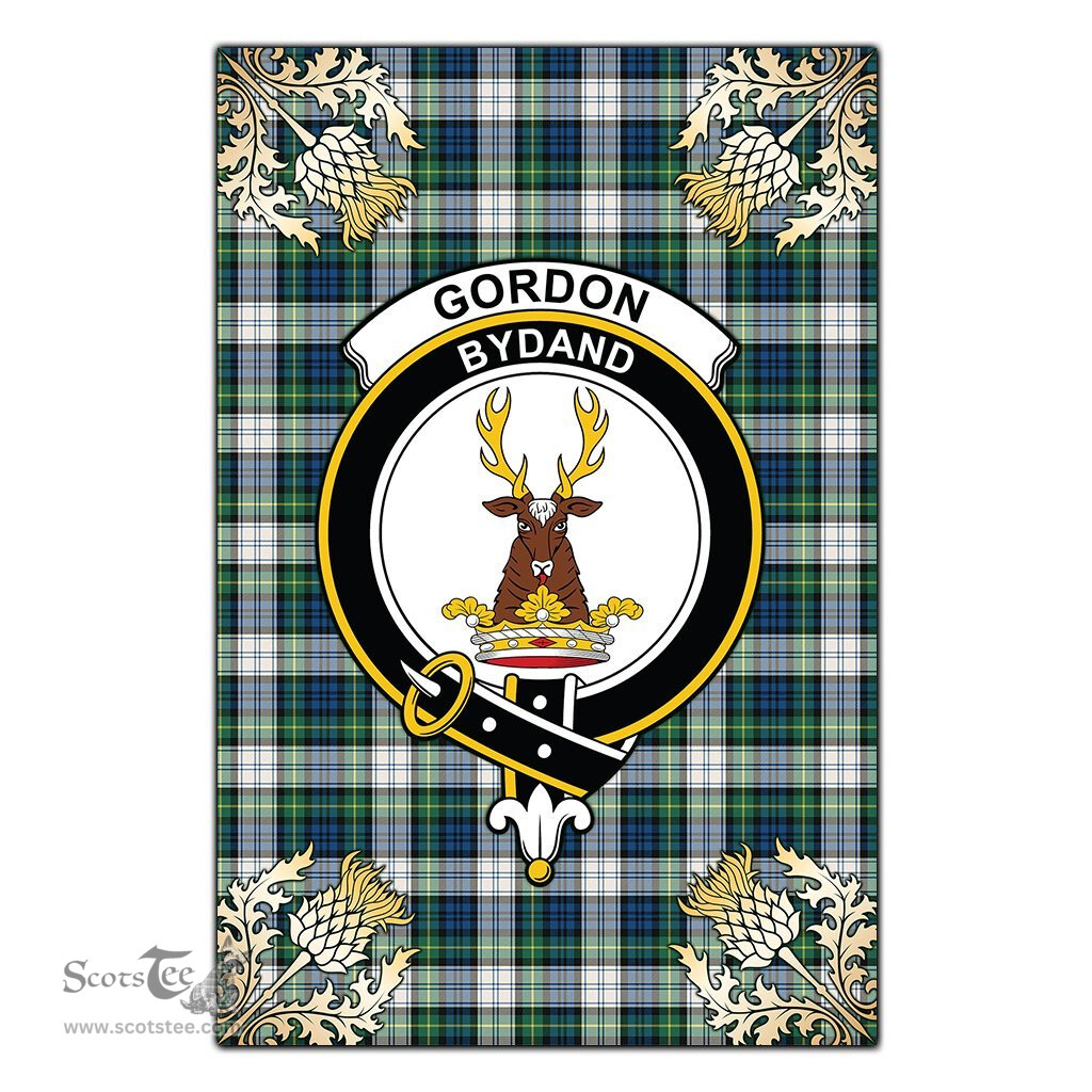 Scotstee Shop Gordon Dress Ancient Clan Crest Gold Thistle New Garden Flag, buffalo plaid garden flag,scottish clan flags,scottish clan flags uk,scottish family crest flags,scottish flag tartans,Scottish Tartan House Flag,Tartan Clan Flag,tartan day flag,Tartan Garden Flag,Clan Badge Tartan Flag,clan tartan flag,green tartan flag, scottish family crest flags,scottish clan flags,scottish clan flags uk,scottish family crest flags,scottish flag tartans,scottish tartan flag,tartan army flag