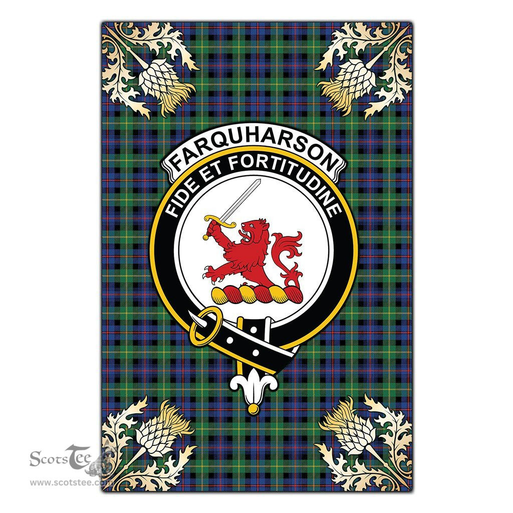 Scotstee Shop Farquharson Ancient Clan Crest Gold Thistle New Garden Flag, buffalo plaid garden flag,scottish clan flags,scottish clan flags uk,scottish family crest flags,scottish flag tartans,Scottish Tartan House Flag,Tartan Clan Flag,tartan day flag,Tartan Garden Flag,Clan Badge Tartan Flag,clan tartan flag,green tartan flag, scottish family crest flags,scottish clan flags,scottish clan flags uk,scottish family crest flags,scottish flag tartans,scottish tartan flag,tartan army flag