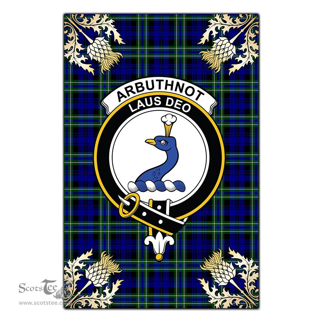 Scotstee Shop Arbuthnot Modern Clan Crest Gold Thistle New Garden Flag, buffalo plaid garden flag,scottish clan flags,scottish clan flags uk,scottish family crest flags,scottish flag tartans,Scottish Tartan House Flag,Tartan Clan Flag,tartan day flag,Tartan Garden Flag,Clan Badge Tartan Flag,clan tartan flag,green tartan flag, scottish family crest flags,scottish clan flags,scottish clan flags uk,scottish family crest flags,scottish flag tartans,scottish tartan flag,tartan army flag