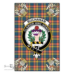 Scotstee Shop Buchanan Ancient Clan Crest Gold Thistle New Garden Flag, buffalo plaid garden flag,scottish clan flags,scottish clan flags uk,scottish family crest flags,scottish flag tartans,Scottish Tartan House Flag,Tartan Clan Flag,tartan day flag,Tartan Garden Flag,Clan Badge Tartan Flag,clan tartan flag,green tartan flag, scottish family crest flags,scottish clan flags,scottish clan flags uk,scottish family crest flags,scottish flag tartans,scottish tartan flag,tartan army flag