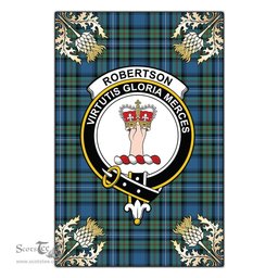 Scotstee Shop Robertson Hunting Ancient Clan Crest Gold Thistle New Garden Flag, buffalo plaid garden flag,scottish clan flags,scottish clan flags uk,scottish family crest flags,scottish flag tartans,Scottish Tartan House Flag,Tartan Clan Flag,tartan day flag,Tartan Garden Flag,Clan Badge Tartan Flag,clan tartan flag,green tartan flag, scottish family crest flags,scottish clan flags,scottish clan flags uk,scottish family crest flags,scottish flag tartans,scottish tartan flag,tartan army flag