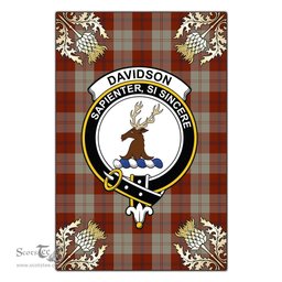 Scotstee Shop Davidson Dress Dancers Clan Crest Gold Thistle New Garden Flag, buffalo plaid garden flag,scottish clan flags,scottish clan flags uk,scottish family crest flags,scottish flag tartans,Scottish Tartan House Flag,Tartan Clan Flag,tartan day flag,Tartan Garden Flag,Clan Badge Tartan Flag,clan tartan flag,green tartan flag, scottish family crest flags,scottish clan flags,scottish clan flags uk,scottish family crest flags,scottish flag tartans,scottish tartan flag,tartan army flag