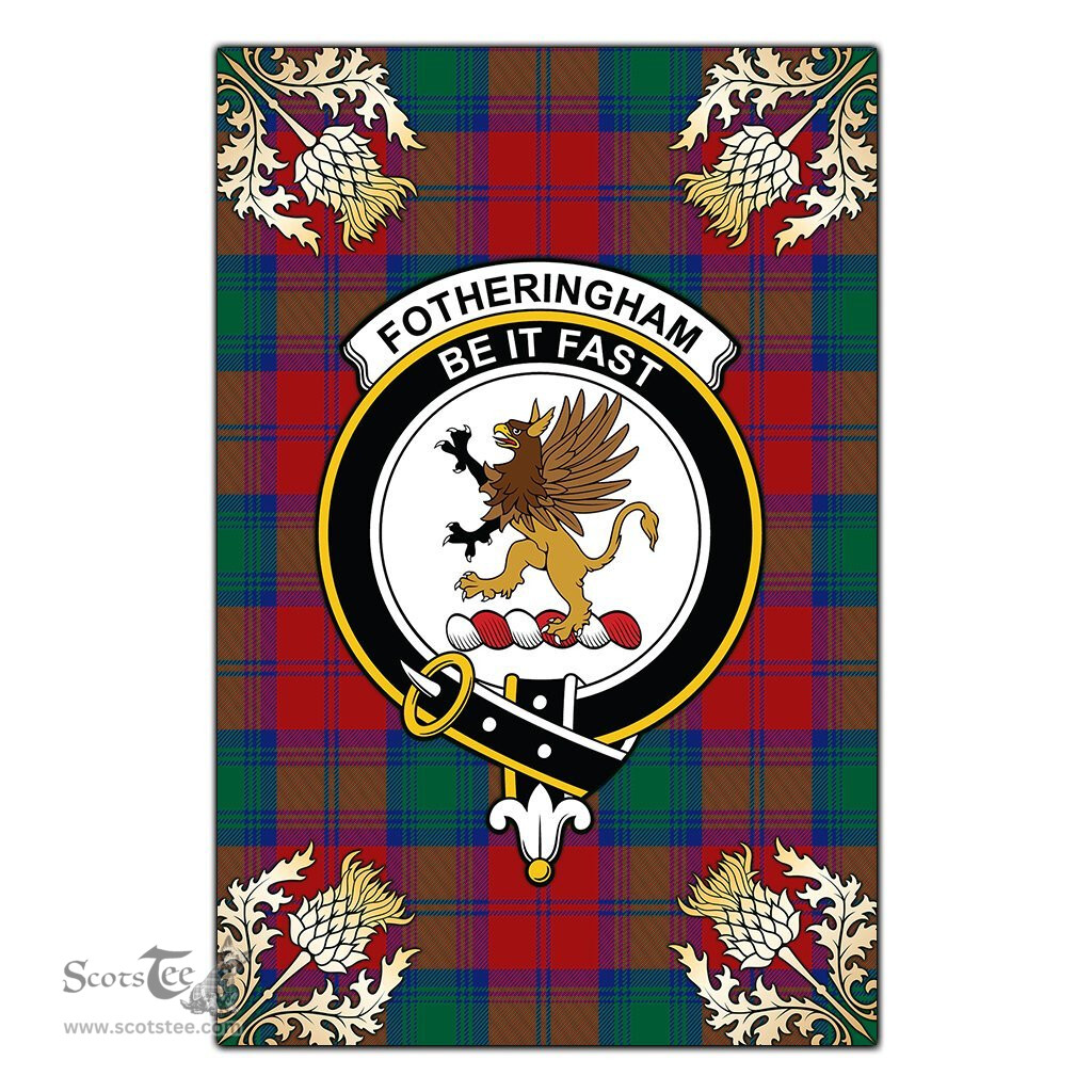 Scotstee Shop Fotheringham Modern Clan Crest Gold Thistle New Garden Flag, buffalo plaid garden flag,scottish clan flags,scottish clan flags uk,scottish family crest flags,scottish flag tartans,Scottish Tartan House Flag,Tartan Clan Flag,tartan day flag,Tartan Garden Flag,Clan Badge Tartan Flag,clan tartan flag,green tartan flag, scottish family crest flags,scottish clan flags,scottish clan flags uk,scottish family crest flags,scottish flag tartans,scottish tartan flag,tartan army flag