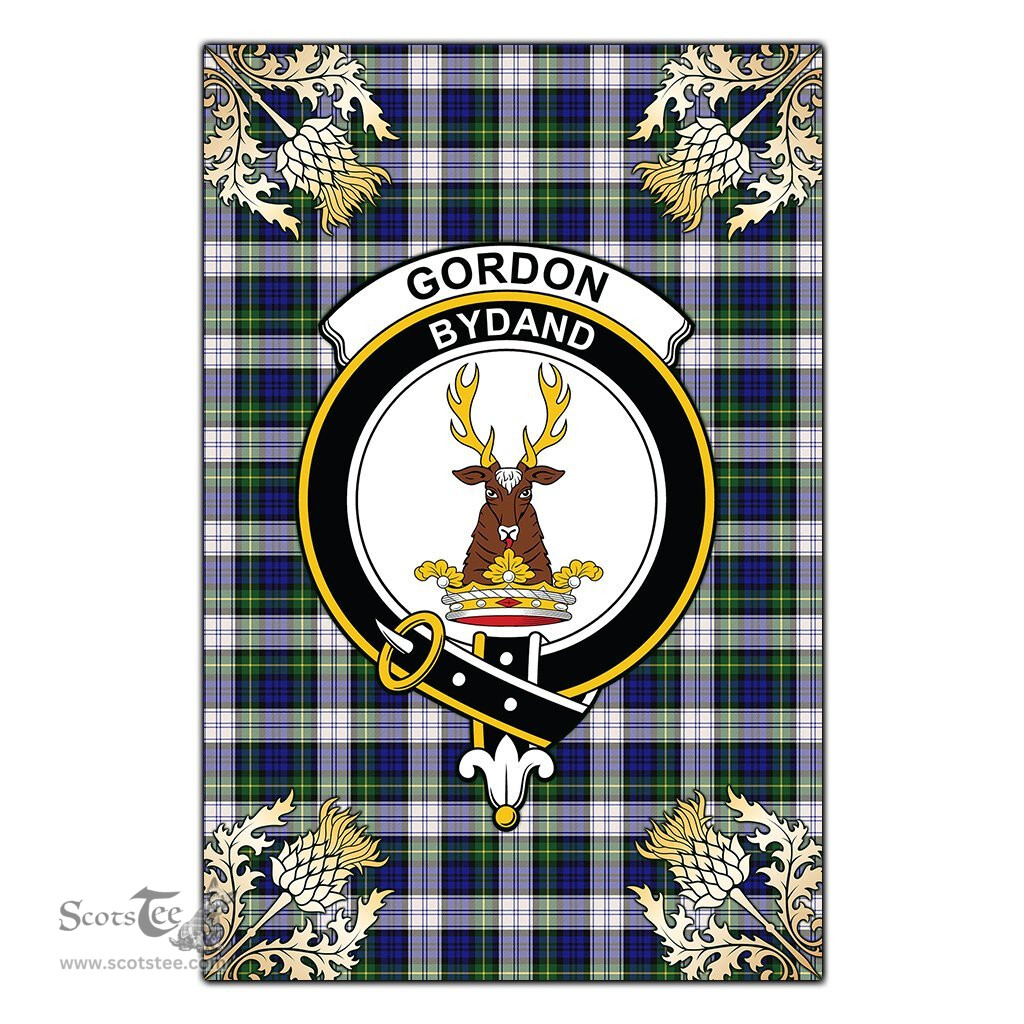 Scotstee Shop Gordon Dress Modern Clan Crest Gold Thistle New Garden Flag, buffalo plaid garden flag,scottish clan flags,scottish clan flags uk,scottish family crest flags,scottish flag tartans,Scottish Tartan House Flag,Tartan Clan Flag,tartan day flag,Tartan Garden Flag,Clan Badge Tartan Flag,clan tartan flag,green tartan flag, scottish family crest flags,scottish clan flags,scottish clan flags uk,scottish family crest flags,scottish flag tartans,scottish tartan flag,tartan army flag