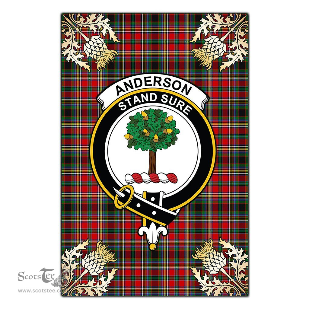 Scotstee Shop Anderson of Arbrake Clan Crest Gold Thistle New Garden Flag, buffalo plaid garden flag,scottish clan flags,scottish clan flags uk,scottish family crest flags,scottish flag tartans,Scottish Tartan House Flag,Tartan Clan Flag,tartan day flag,Tartan Garden Flag,Clan Badge Tartan Flag,clan tartan flag,green tartan flag, scottish family crest flags,scottish clan flags,scottish clan flags uk,scottish family crest flags,scottish flag tartans,scottish tartan flag,tartan army flag