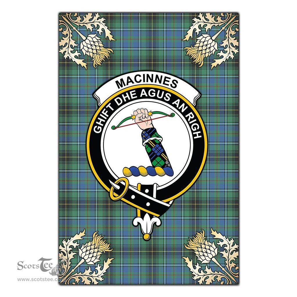 Scotstee Shop MacInnes Ancient Clan Crest Gold Thistle New Garden Flag, buffalo plaid garden flag,scottish clan flags,scottish clan flags uk,scottish family crest flags,scottish flag tartans,Scottish Tartan House Flag,Tartan Clan Flag,tartan day flag,Tartan Garden Flag,Clan Badge Tartan Flag,clan tartan flag,green tartan flag, scottish family crest flags,scottish clan flags,scottish clan flags uk,scottish family crest flags,scottish flag tartans,scottish tartan flag,tartan army flag