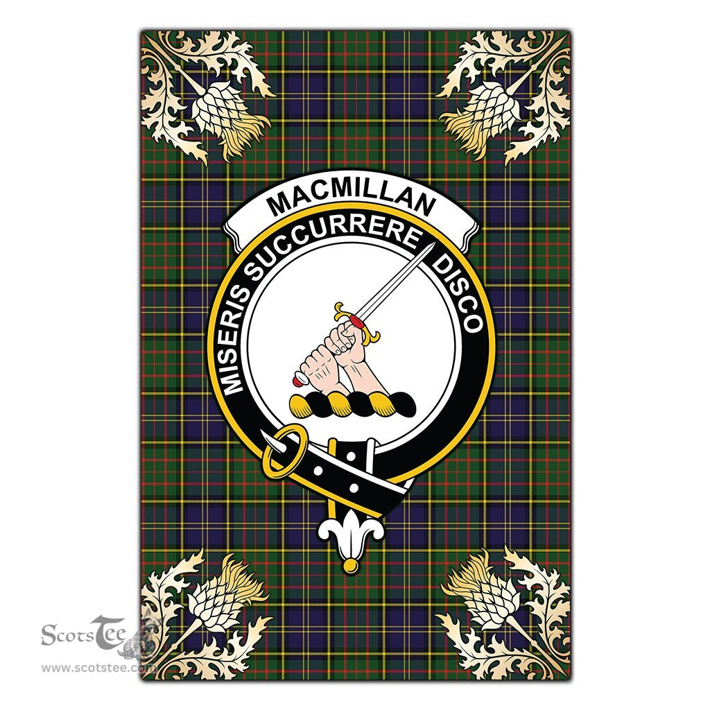 Scotstee Shop MacMillan Hunting Modern Clan Crest Gold Thistle New Garden Flag, buffalo plaid garden flag,scottish clan flags,scottish clan flags uk,scottish family crest flags,scottish flag tartans,Scottish Tartan House Flag,Tartan Clan Flag,tartan day flag,Tartan Garden Flag,Clan Badge Tartan Flag,clan tartan flag,green tartan flag, scottish family crest flags,scottish clan flags,scottish clan flags uk,scottish family crest flags,scottish flag tartans,scottish tartan flag,tartan army flag