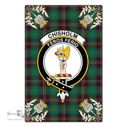 Scotstee Shop Chisholm Hunting Ancient Clan Crest Gold Thistle New Garden Flag, buffalo plaid garden flag,scottish clan flags,scottish clan flags uk,scottish family crest flags,scottish flag tartans,Scottish Tartan House Flag,Tartan Clan Flag,tartan day flag,Tartan Garden Flag,Clan Badge Tartan Flag,clan tartan flag,green tartan flag, scottish family crest flags,scottish clan flags,scottish clan flags uk,scottish family crest flags,scottish flag tartans,scottish tartan flag,tartan army flag