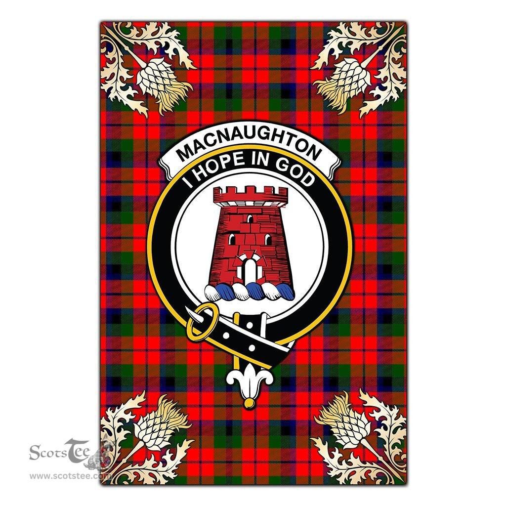 Scotstee Shop MacNaughton Modern Clan Crest Gold Thistle New Garden Flag, buffalo plaid garden flag,scottish clan flags,scottish clan flags uk,scottish family crest flags,scottish flag tartans,Scottish Tartan House Flag,Tartan Clan Flag,tartan day flag,Tartan Garden Flag,Clan Badge Tartan Flag,clan tartan flag,green tartan flag, scottish family crest flags,scottish clan flags,scottish clan flags uk,scottish family crest flags,scottish flag tartans,scottish tartan flag,tartan army flag