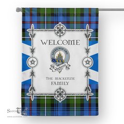 MacKenzie Tartan Garden Flag Clan Badge Tartan Flag Scottish Tartan House Flag, tartan garden flag, Tartan Flag, Crest Garden Flag, Garden Flag, Ireland Garden Flag, Family Crest, Custom Flag, Custom Garden Flag, Ireland Custom Flag, clan tartan flags