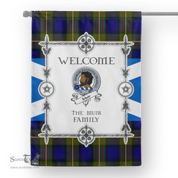 Muir Tartan Garden Flag Clan Badge Tartan Flag Scottish Tartan House Flag, tartan garden flag, Tartan Flag, Crest Garden Flag, Garden Flag, Ireland Garden Flag, Family Crest, Custom Flag, Custom Garden Flag, Ireland Custom Flag, clan tartan flags