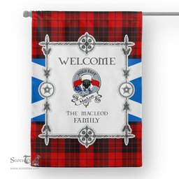 MacLeod Of Raasay Tartan Garden Flag Clan Badge Tartan Flag Scottish Tartan House Flag, tartan garden flag, Tartan Flag, Crest Garden Flag, Garden Flag, Ireland Garden Flag, Family Crest, Custom Flag, Custom Garden Flag, Ireland Custom Flag, clan tartan flags