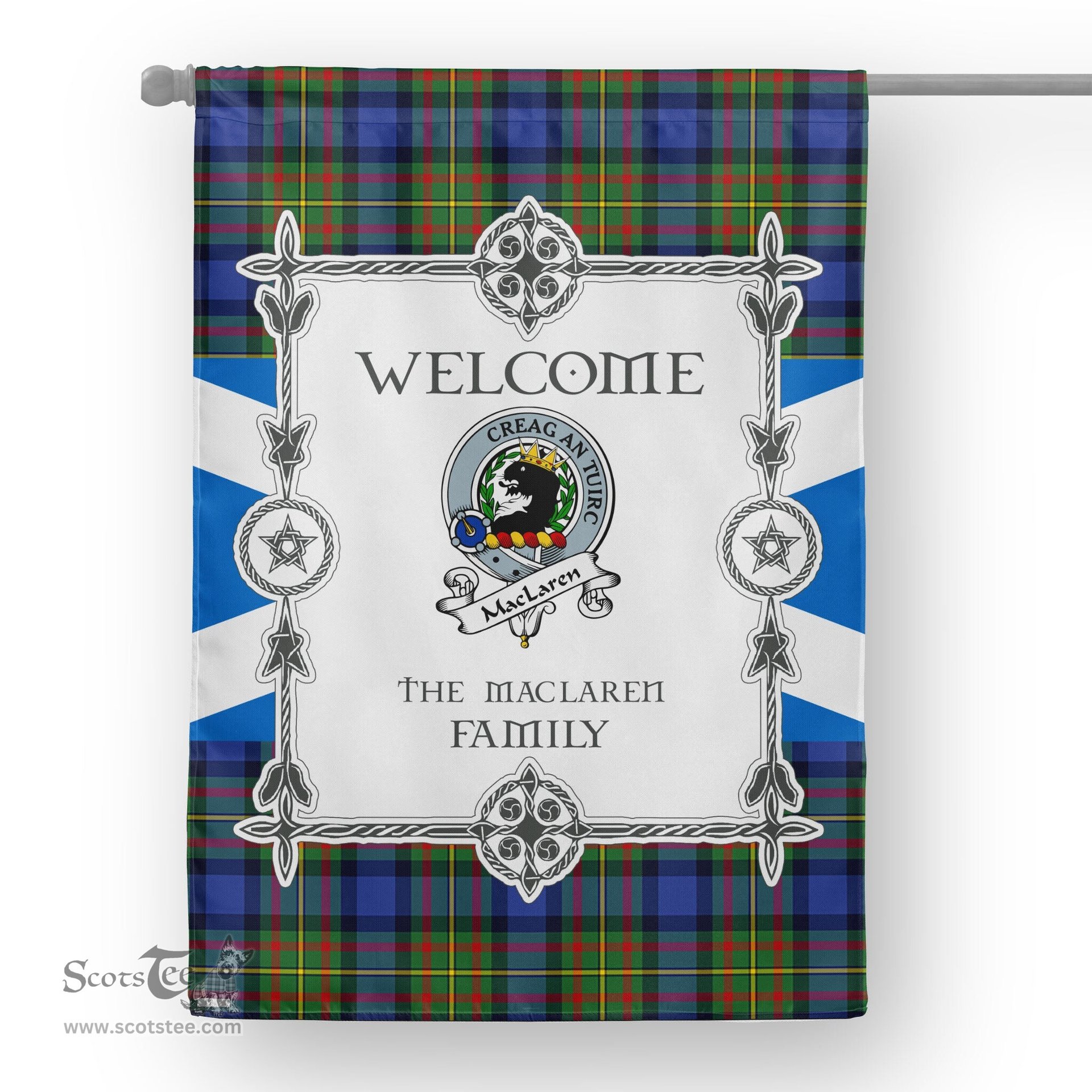 MacLaren Tartan Garden Flag Clan Badge Tartan Flag Scottish Tartan House Flag, tartan garden flag, Tartan Flag, Crest Garden Flag, Garden Flag, Ireland Garden Flag, Family Crest, Custom Flag, Custom Garden Flag, Ireland Custom Flag, clan tartan flags