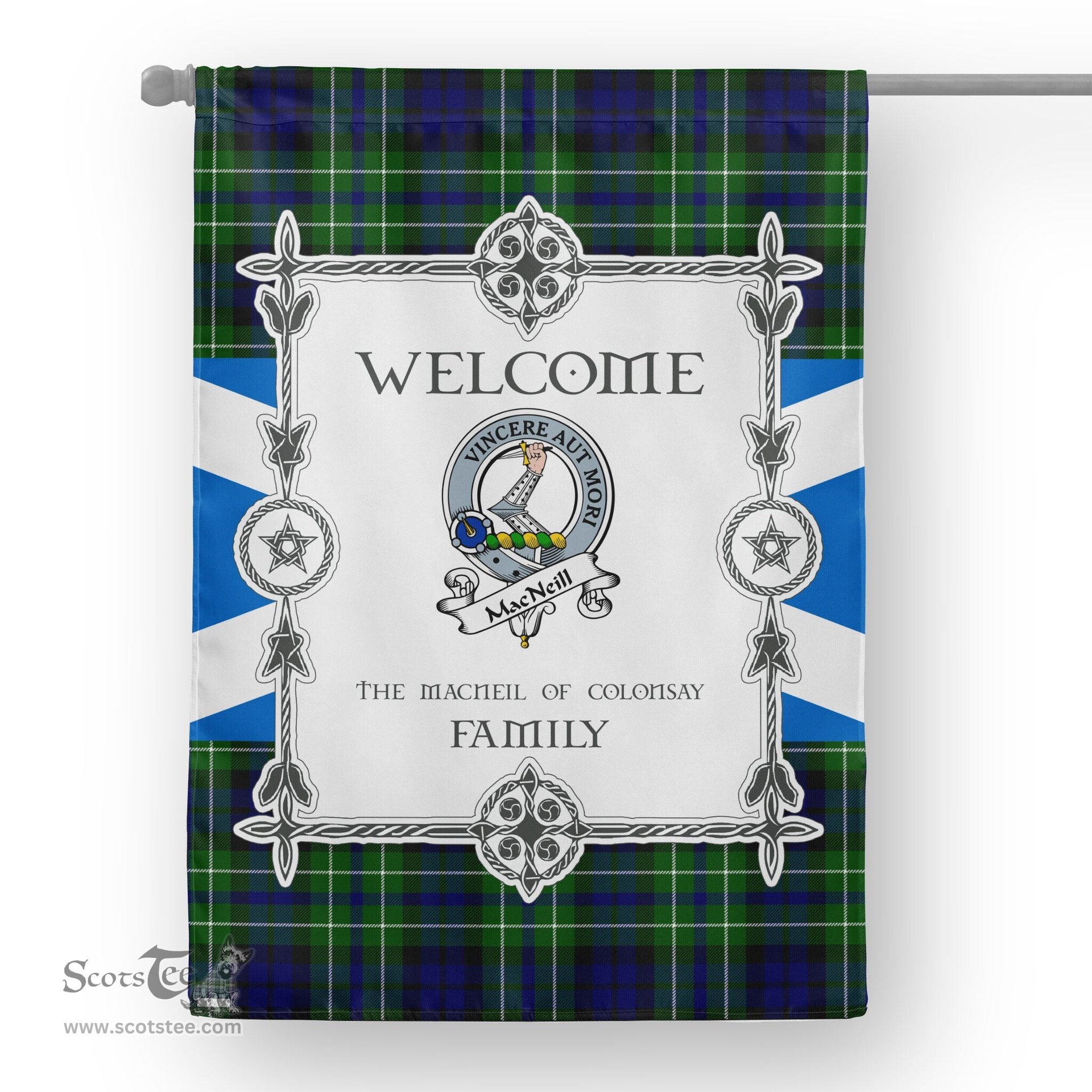 MacNeill Of Colonsay Hunting Tartan Garden Flag Clan Badge Tartan Flag Scottish Tartan House Flag, tartan garden flag, Tartan Flag, Crest Garden Flag, Garden Flag, Ireland Garden Flag, Family Crest, Custom Flag, Custom Garden Flag, Ireland Custom Flag, clan tartan flags