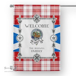 Maxwell Tartan Garden Flag Clan Badge Tartan Flag Scottish Tartan House Flag, tartan garden flag, Tartan Flag, Crest Garden Flag, Garden Flag, Ireland Garden Flag, Family Crest, Custom Flag, Custom Garden Flag, Ireland Custom Flag, clan tartan flags