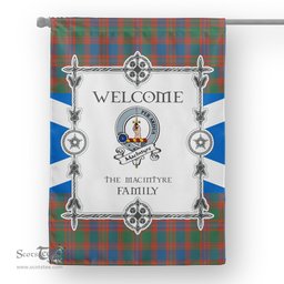 MacIntyre Ancient Tartan Garden Flag Clan Badge Tartan Flag Scottish Tartan House Flag, tartan garden flag, Tartan Flag, Crest Garden Flag, Garden Flag, Ireland Garden Flag, Family Crest, Custom Flag, Custom Garden Flag, Ireland Custom Flag, clan tartan flags