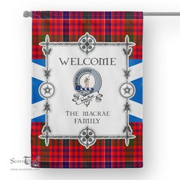 MacRae Modern Tartan Garden Flag Clan Badge Tartan Flag Scottish Tartan House Flag, tartan garden flag, Tartan Flag, Crest Garden Flag, Garden Flag, Ireland Garden Flag, Family Crest, Custom Flag, Custom Garden Flag, Ireland Custom Flag, clan tartan flags