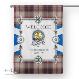 MacPherson Hunting Ancient Tartan Garden Flag Clan Badge Tartan Flag Scottish Tartan House Flag, tartan garden flag, Tartan Flag, Crest Garden Flag, Garden Flag, Ireland Garden Flag, Family Crest, Custom Flag, Custom Garden Flag, Ireland Custom Flag, clan tartan flags