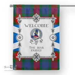 Mar Tartan Garden Flag Clan Badge Tartan Flag Scottish Tartan House Flag, tartan garden flag, Tartan Flag, Crest Garden Flag, Garden Flag, Ireland Garden Flag, Family Crest, Custom Flag, Custom Garden Flag, Ireland Custom Flag, clan tartan flags