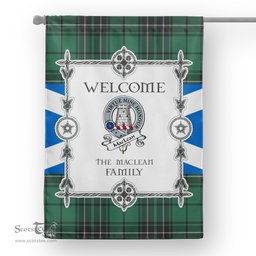 MacLean Hunting Ancient Tartan Garden Flag Clan Badge Tartan Flag Scottish Tartan House Flag, tartan garden flag, Tartan Flag, Crest Garden Flag, Garden Flag, Ireland Garden Flag, Family Crest, Custom Flag, Custom Garden Flag, Ireland Custom Flag, clan tartan flags