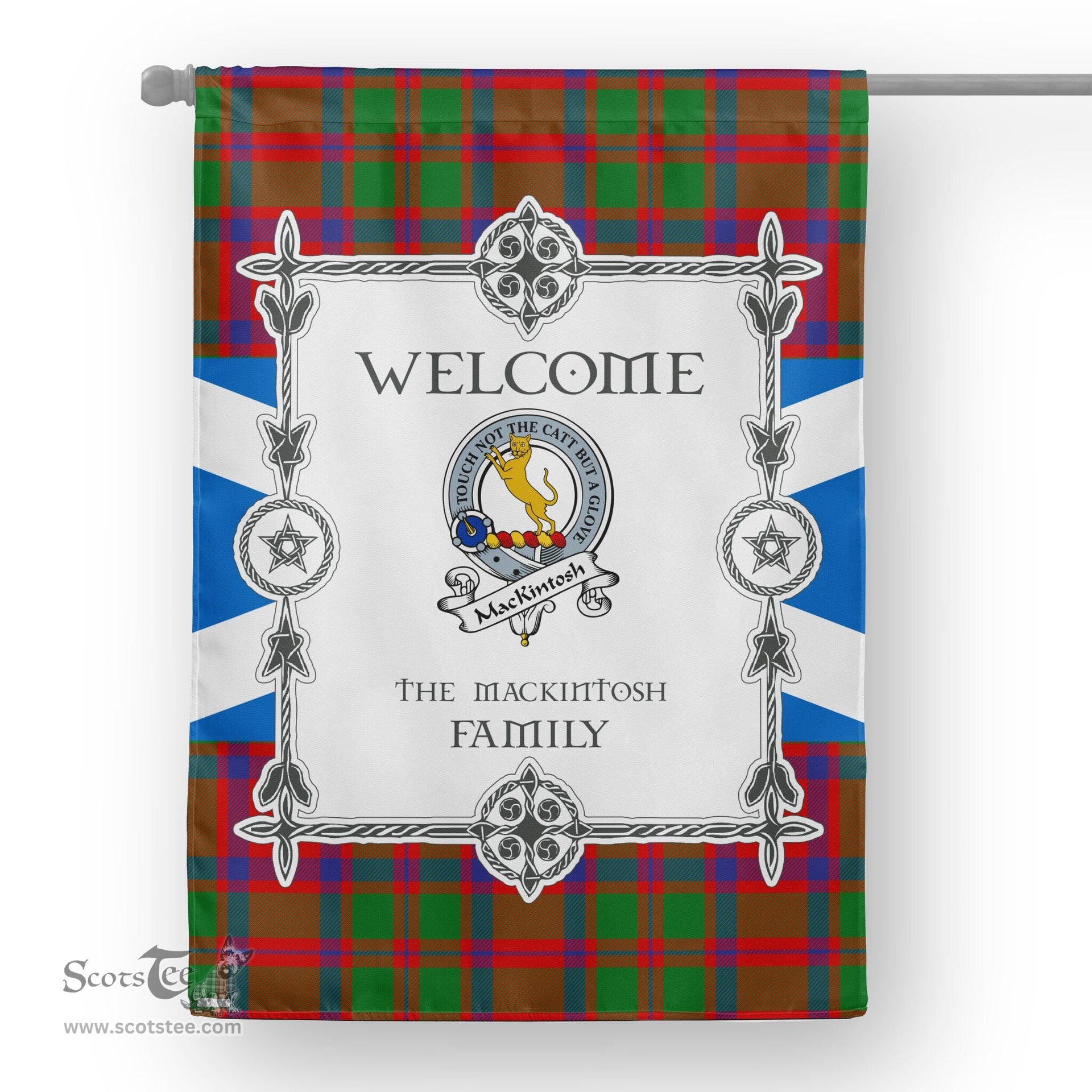 MacKintosh Modern Tartan Garden Flag Clan Badge Tartan Flag Scottish Tartan House Flag, tartan garden flag, Tartan Flag, Crest Garden Flag, Garden Flag, Ireland Garden Flag, Family Crest, Custom Flag, Custom Garden Flag, Ireland Custom Flag, clan tartan flags