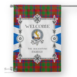MacKintosh Modern Tartan Garden Flag Clan Badge Tartan Flag Scottish Tartan House Flag, tartan garden flag, Tartan Flag, Crest Garden Flag, Garden Flag, Ireland Garden Flag, Family Crest, Custom Flag, Custom Garden Flag, Ireland Custom Flag, clan tartan flags