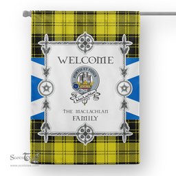 MacLachlan Tartan Garden Flag Clan Badge Tartan Flag Scottish Tartan House Flag, tartan garden flag, Tartan Flag, Crest Garden Flag, Garden Flag, Ireland Garden Flag, Family Crest, Custom Flag, Custom Garden Flag, Ireland Custom Flag, clan tartan flags