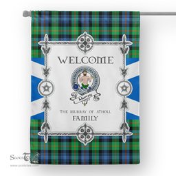 Murray Of Atholl Ancient Tartan Garden Flag Clan Badge Tartan Flag Scottish Tartan House Flag, tartan garden flag, Tartan Flag, Crest Garden Flag, Garden Flag, Ireland Garden Flag, Family Crest, Custom Flag, Custom Garden Flag, Ireland Custom Flag, clan tartan flags