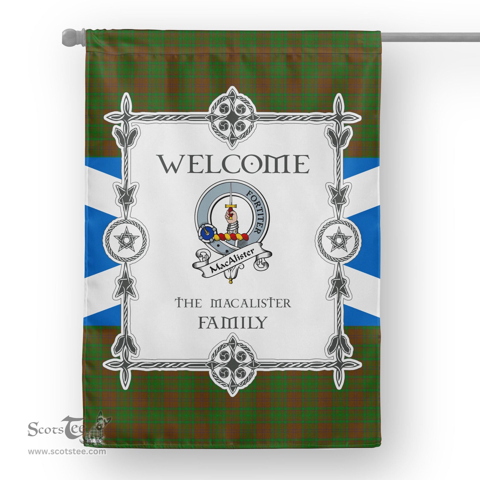 MacAlister Of Glenbarr Hunting Tartan Garden Flag Clan Badge Tartan Flag Scottish Tartan House Flag, tartan garden flag, Tartan Flag, Crest Garden Flag, Garden Flag, Ireland Garden Flag, Family Crest, Custom Flag, Custom Garden Flag, Ireland Custom Flag, clan tartan flags