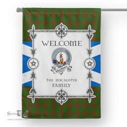 MacAlister Of Glenbarr Hunting Tartan Garden Flag Clan Badge Tartan Flag Scottish Tartan House Flag, tartan garden flag, Tartan Flag, Crest Garden Flag, Garden Flag, Ireland Garden Flag, Family Crest, Custom Flag, Custom Garden Flag, Ireland Custom Flag, clan tartan flags