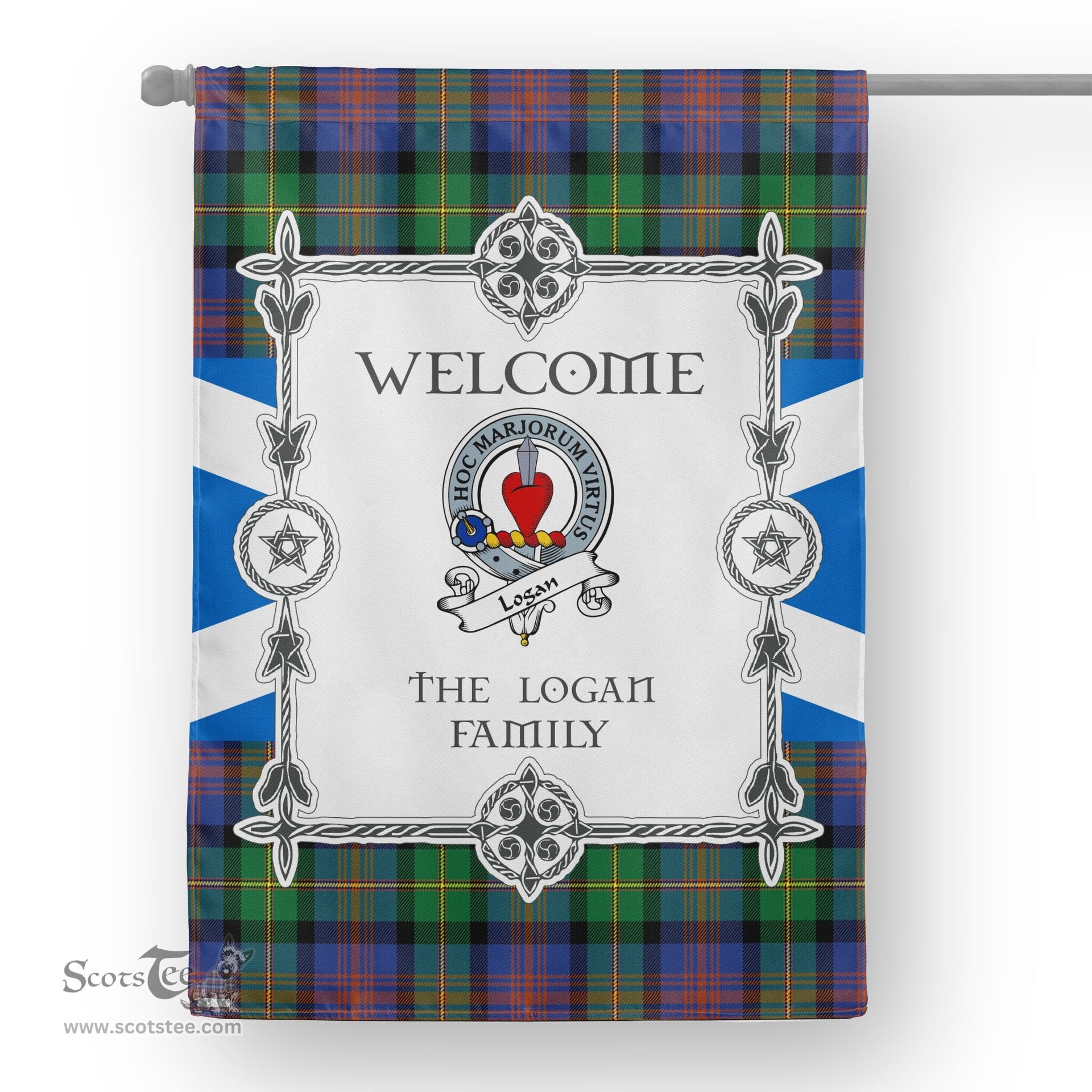 Logan Ancient Tartan Garden Flag Clan Badge Tartan Flag Scottish Tartan House Flag, tartan garden flag, Tartan Flag, Crest Garden Flag, Garden Flag, Ireland Garden Flag, Family Crest, Custom Flag, Custom Garden Flag, Ireland Custom Flag, clan tartan flags