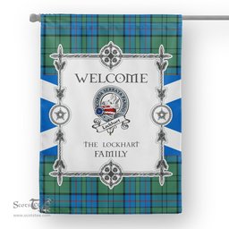 Lockhart Tartan Garden Flag Clan Badge Tartan Flag Scottish Tartan House Flag, tartan garden flag, Tartan Flag, Crest Garden Flag, Garden Flag, Ireland Garden Flag, Family Crest, Custom Flag, Custom Garden Flag, Ireland Custom Flag, clan tartan flags