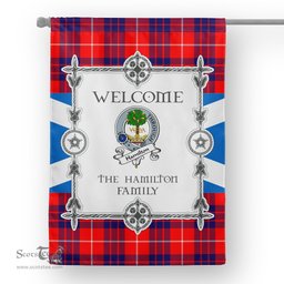 Hamilton Flag Hamilton Modern Tartan Garden Flag Clan Badge Tartan Flag Scottish Tartan Garden Flag, Tartan House Flag, Tartan Flag, Crest Garden Flag, Garden Flag, Ireland Garden Flag, Family Crest, Custom Flag, Custom Garden Flag, Ireland Custom Flag, Clan Tartan Flags
