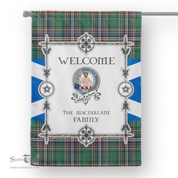 MacFarlane Hunting Ancient Tartan Garden Flag Clan Badge Tartan Flag Scottish Tartan House Flag, tartan garden flag, Tartan Flag, Crest Garden Flag, Garden Flag, Ireland Garden Flag, Family Crest, Custom Flag, Custom Garden Flag, Ireland Custom Flag, clan tartan flags