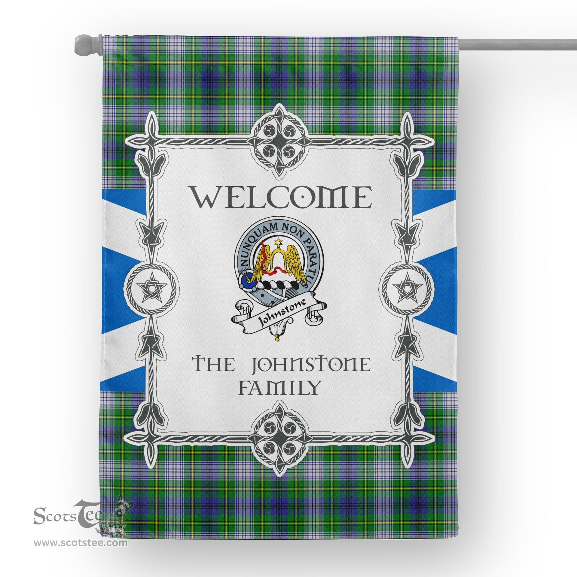 Johnston Dress Tartan Garden Flag Clan Badge Tartan Flag Scottish Tartan House Flag, tartan garden flag, Tartan Flag, Crest Garden Flag, Garden Flag, Ireland Garden Flag, Family Crest, Custom Flag, Custom Garden Flag, Ireland Custom Flag, clan tartan flags
