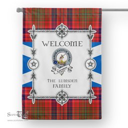 Lumsden Modern Tartan Garden Flag Clan Badge Tartan Flag Scottish Tartan House Flag, tartan garden flag, Tartan Flag, Crest Garden Flag, Garden Flag, Ireland Garden Flag, Family Crest, Custom Flag, Custom Garden Flag, Ireland Custom Flag, clan tartan flags