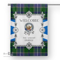 Wishart Hunting Tartan Garden Flag Clan Badge Tartan Flag Scottish Tartan House Flag, tartan garden flag, Tartan Flag, Crest Garden Flag, Garden Flag, Ireland Garden Flag, Family Crest, Custom Flag, Custom Garden Flag, Ireland Custom Flag, clan tartan flags