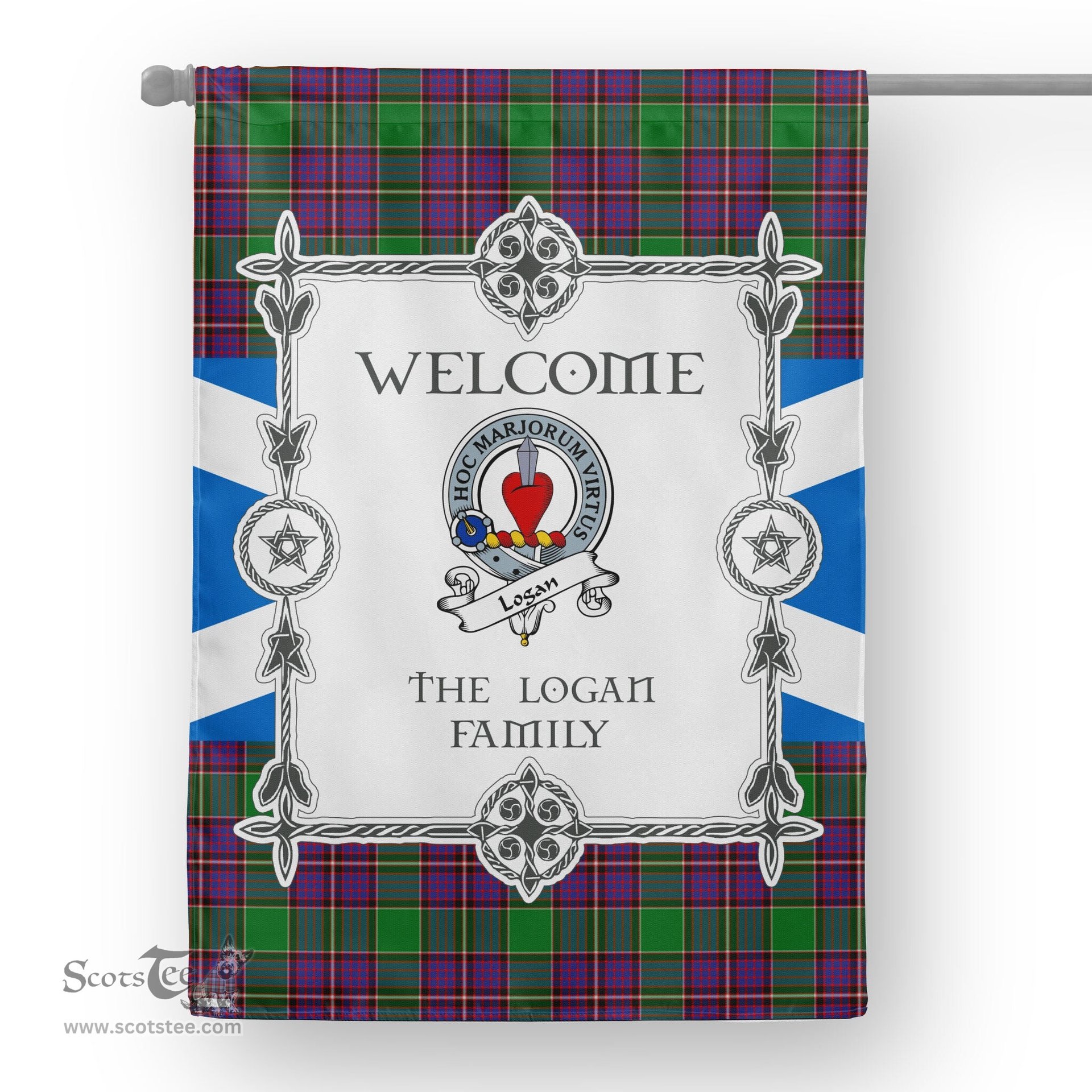 Logan Tartan Garden Flag Clan Badge Tartan Flag Scottish Tartan House Flag, tartan garden flag, Tartan Flag, Crest Garden Flag, Garden Flag, Ireland Garden Flag, Family Crest, Custom Flag, Custom Garden Flag, Ireland Custom Flag, clan tartan flags
