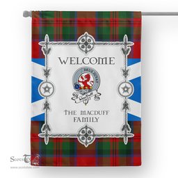 MacDuff Tartan Garden Flag Clan Badge Tartan Flag Scottish Tartan House Flag, tartan garden flag, Tartan Flag, Crest Garden Flag, Garden Flag, Ireland Garden Flag, Family Crest, Custom Flag, Custom Garden Flag, Ireland Custom Flag, clan tartan flags