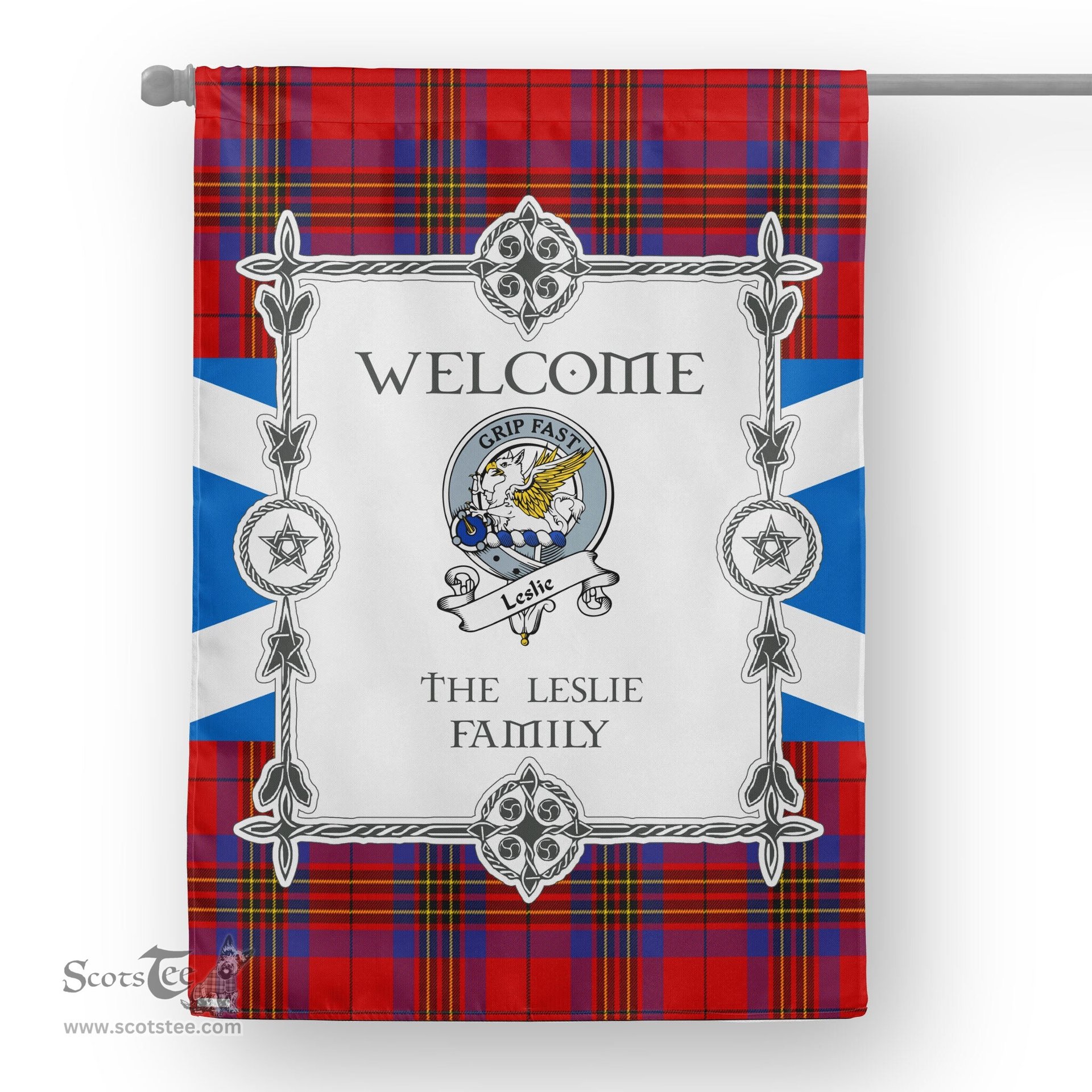 Leslie Modern Tartan Garden Flag Clan Badge Tartan Flag Scottish Tartan House Flag, tartan garden flag, Tartan Flag, Crest Garden Flag, Garden Flag, Ireland Garden Flag, Family Crest, Custom Flag, Custom Garden Flag, Ireland Custom Flag, clan tartan flags