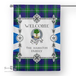 Hamilton Flag Hamilton Hunting Tartan Garden Flag Clan Badge Tartan Flag Scottish Tartan Garden Flag, Tartan House Flag, Tartan Flag, Crest Garden Flag, Garden Flag, Ireland Garden Flag, Family Crest, Custom Flag, Custom Garden Flag, Ireland Custom Flag, Clan Tartan Flags