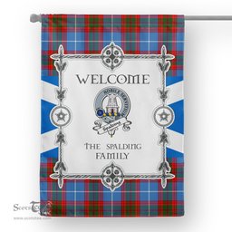 Spalding Tartan Garden Flag Clan Badge Tartan Flag Scottish Tartan House Flag, tartan garden flag, Tartan Flag, Crest Garden Flag, Garden Flag, Ireland Garden Flag, Family Crest, Custom Flag, Custom Garden Flag, Ireland Custom Flag, clan tartan flags