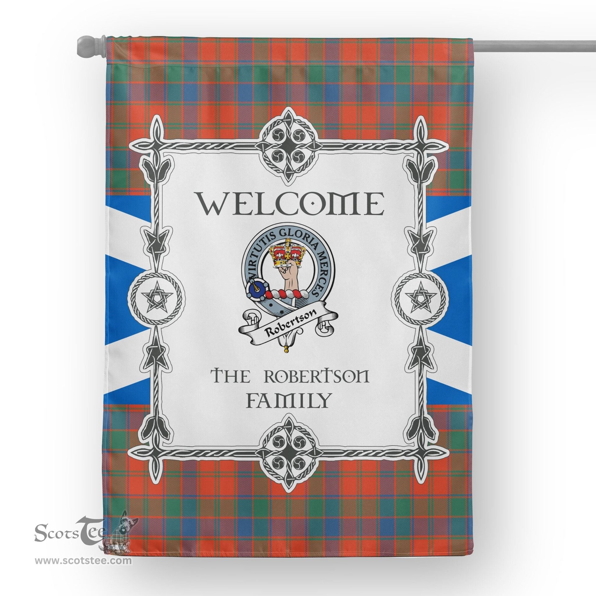 Robertson Ancient Tartan Garden Flag Clan Badge Tartan Flag Scottish Tartan House Flag, tartan garden flag, Tartan Flag, Crest Garden Flag, Garden Flag, Ireland Garden Flag, Family Crest, Custom Flag, Custom Garden Flag, Ireland Custom Flag, clan tartan flags