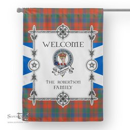 Robertson Ancient Tartan Garden Flag Clan Badge Tartan Flag Scottish Tartan House Flag, tartan garden flag, Tartan Flag, Crest Garden Flag, Garden Flag, Ireland Garden Flag, Family Crest, Custom Flag, Custom Garden Flag, Ireland Custom Flag, clan tartan flags
